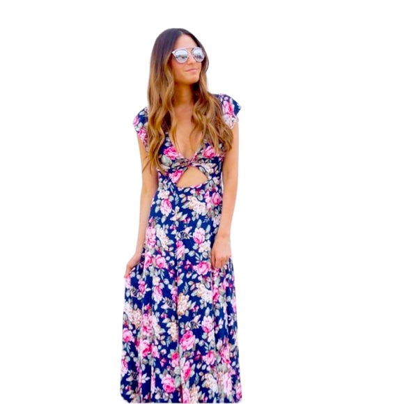 Mink Pink Born to Be Wild Maxi Dress Size Small - Picture 2 of 15